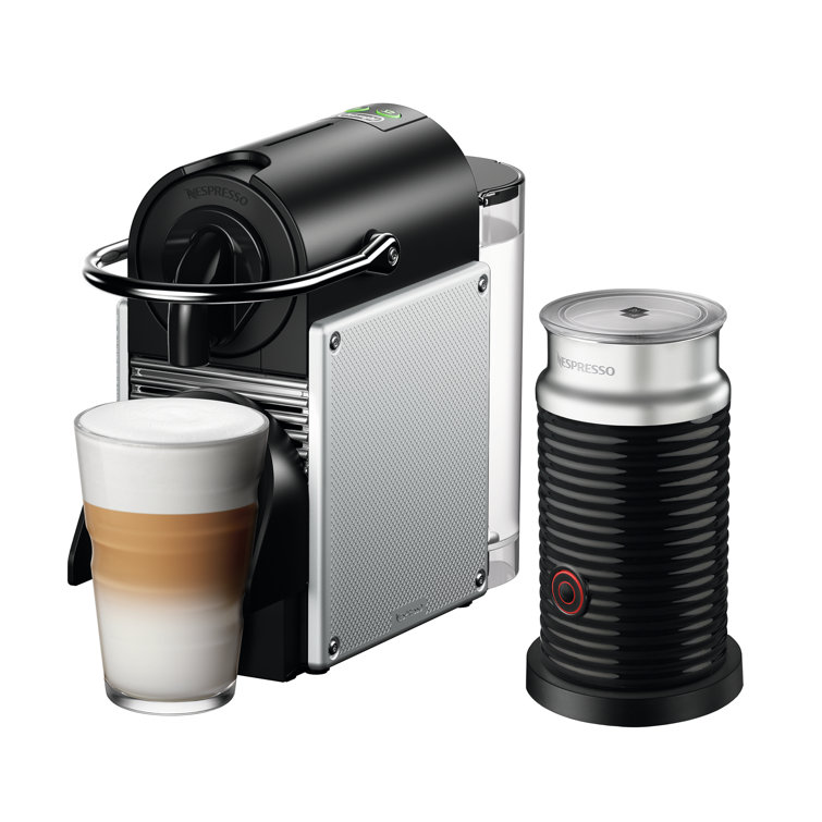 Nespresso Pixie Original Espresso Machine with Aeroccino Milk Frother